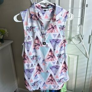 Women’s Bad Birdie golf polo tank